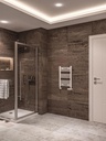 TOWEL RAIL FLAT 400mm x  600mm WHITE EB