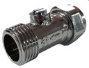 ISOLATION VALVE 15mm x 1/2" MALE SP