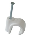 NAIL-IN PIPE CLIP 22mm                  WHITE