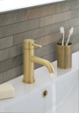 JTP VOS SL BASIN MIXER BRUSHED BRASS