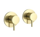 JTP VOS WALL VALVES BRUSHED BRASS