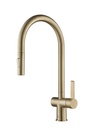 JTP VOS BRUSHED BRASS SL PULL OUT SINK MIXER