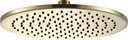 JTP VOS ROUND SH HEAD 250MM BRUSHED BRASS