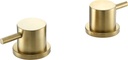 JTP VOS PANEL VALVES BRUSHED BRASS