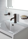 JTP VOS SL BASIN MIXER BRUSHED BLACK