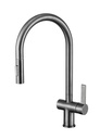 JTP VOS BRUSHED BLACK SL PULL OUT SINK MIXER