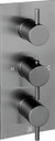 JTP VOS TH CONCEALED 3 OUTLET SH VALVE BRUSHED BLACK