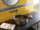 JTP VOS BRUSHED BLACK GRADE 316 SS COUNTER TOP BASIN