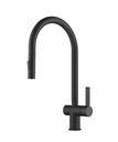 JTP VOS MATT BLACK SL PULL OUT SINK MIXER