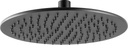 JTP VOS ROUND SH HEAD 250MM MATT BLACK