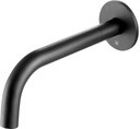JTP VOS BASIN/BATH SPOUT 200MM MATT BLACK