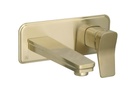 JTP HIX SL WM BASIN MIXER BRUSHED BRASS