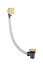 JTP HIX CLICK CLACK BATH WASTE BRUSHED BRASS