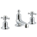 JTP GROV 3 HOLE DECK MOUNTED BASIN MIXER,CHROME