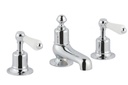 JTP GROV 3 HOLE DECK MOUNTED BASIN MIXER,CHROME