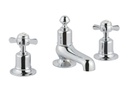 JTP GROV 3 HOLE DECK MOUNTED BASIN MIXER,CHROME