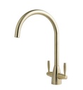 JTP BLINK SINK MIXER, SWIVEL SPOUT BRUSHED BRASS