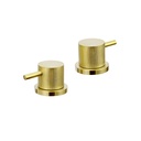 JTP VOS PANEL VALVES, DESIGNER H&LE BRUSHED BRASS
