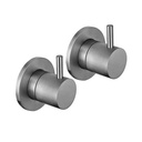 JTP VOS WALL VALVES, DESIGNER H&LE BRUSHED BLACK
