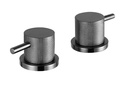 JTP VOS PANEL VALVES, DESIGNER H&LE BRUSHED BLACK