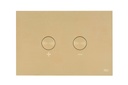 JTP METAL PNEUMATIC FLUSH PLATE BRUSHED BRASS