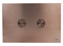 JTP METAL PNEUMATIC FLUSH PLATE BR BRUSHED BRONZE