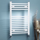 TOWEL RAIL FLAT 500mm x  800mm WHITE