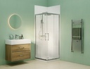 LK 800MM CORNER ENTRY (ONE SIDE)  SILVER ROKU