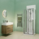 LK 800MM SIDE PANEL  SILVER ROKU