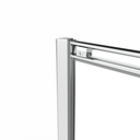 LK WALL PROFILE + COVER SECTION  SILVER ROKU
