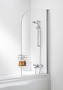 LK CLASSIC RND SINGLE BATH SCREEN 6mm X 1400