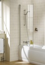 LK CLASSIC STR SINGLE BATH SCREEN 6mm X 1500