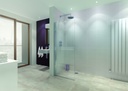 WAVE ALASSIO 900MM SHOWER SCREEN