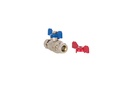 Altecnic 28mm Red / Blue Eres Butterfly Ball Valve