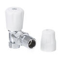 Altecnic 8mm Eclipse Angled Manual Radiator Valve with Wheel Head and Lock-shield Cap