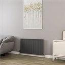 Kingswood Slimline 600 x 1010 Aluminium Radiator - Matt Anthracite