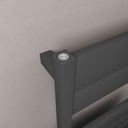 Kingswood Slimline 820 x 500 Aluminium Towel Rail - Matt Anthracite