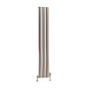 Malmesbury 1800 x 280 Aluminium Radiator - Silver Effect