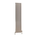 Malmesbury 1800 x 375 Aluminium Radiator - Silver Effect