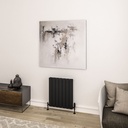 Addington II Radiator 600 x 522 Type20 - Matt Black