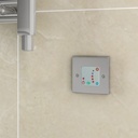 Crafton II Temperature Control Panel - Chrome Effect