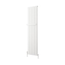 Kingswood Slimline 1800 x 410 Aluminium Radiator - Matt White