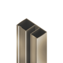 8mm sliders extension profile 1 piece - Brushed Brass