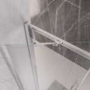 Corniche 2000 8mm 800 In-Fold Shower Door  - Chrome
