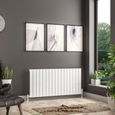 Addington II Radiator 600 x 1262 Type10 - Gloss White