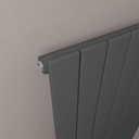 Addington II Radiator 1400 x 522 Type10 - Matt Anthracite