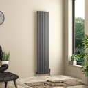 Addington II Radiator 1800 x 374 Type10 - Matt Anthracite