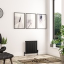 Addington II Radiator 500 x 522 Type10 - Matt Black