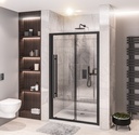 Vantage 2000 1500 slider Shower Door - Matt Black