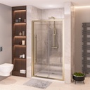Vantage 2000 1500 slider Shower Door - Brushed Brass